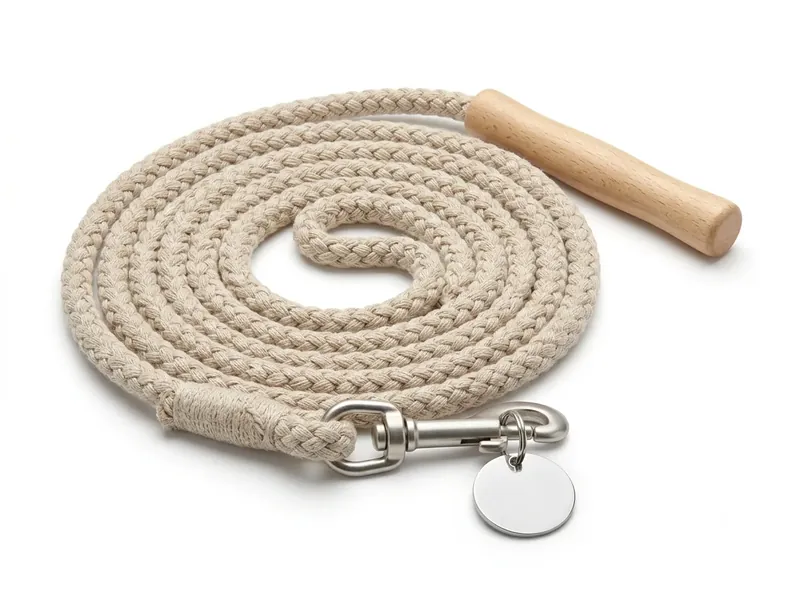 Collar y correa de cuero